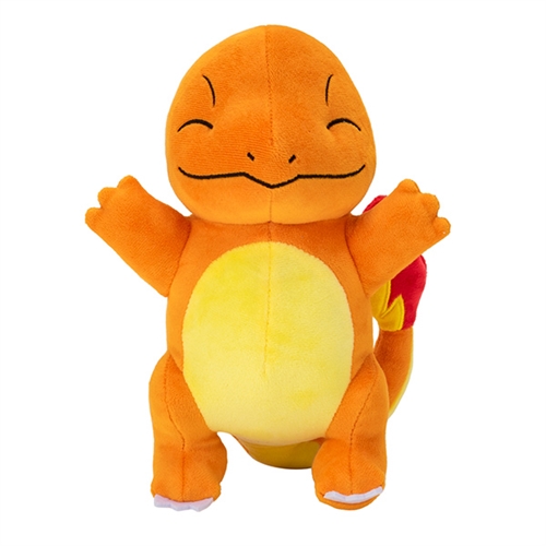 Pokémon Plushie - Charmander 20 cm Smilende - Pokemon Legetøj